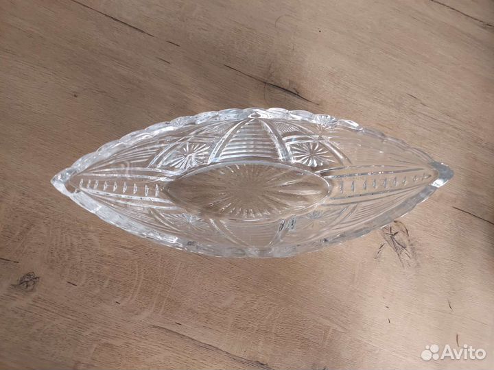 Вазы, конфетницы хрустальные времен СССР