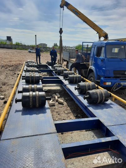 Автомобильные весы 24 метра 100 тонн