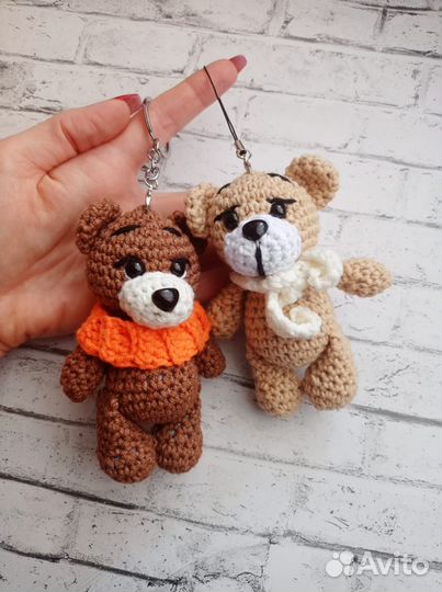 Вязаные игрушки Мишутки