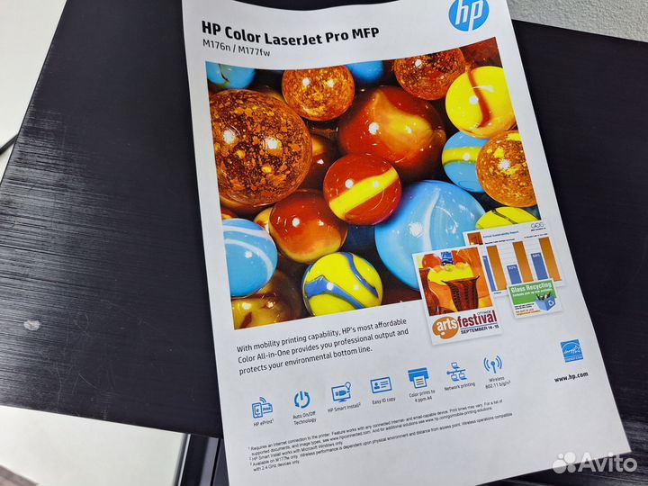 Мфу лазерный цветной HP Color Laserjet Pro M176n