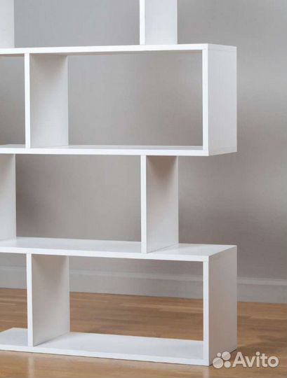 Полка напольная белая