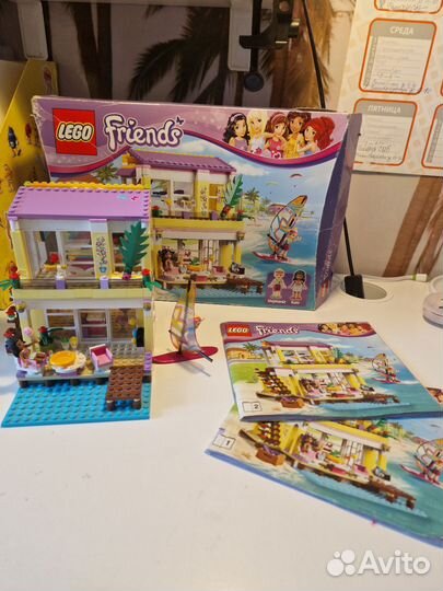 Конструктор lego Friends пляжный домик Стефани