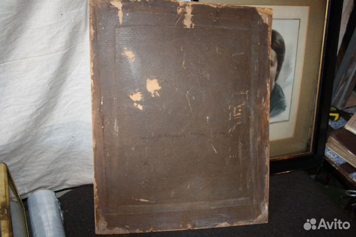 Портрет. Старинный. Рама, картина