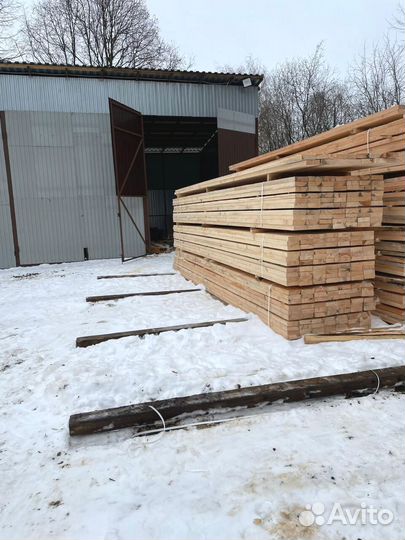 Доска обрезная 25х100х6000мм от производителя