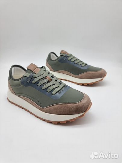 Кроссовки Brunello Cucinelli текстиль замша