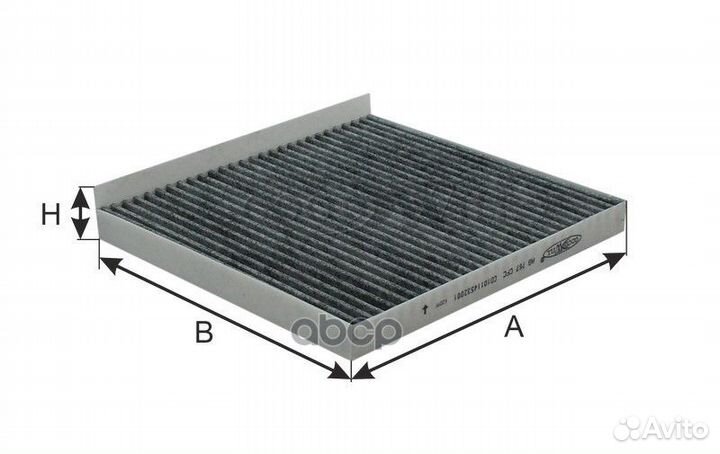 Фильтр салона угольный AG767CFC Goodwill