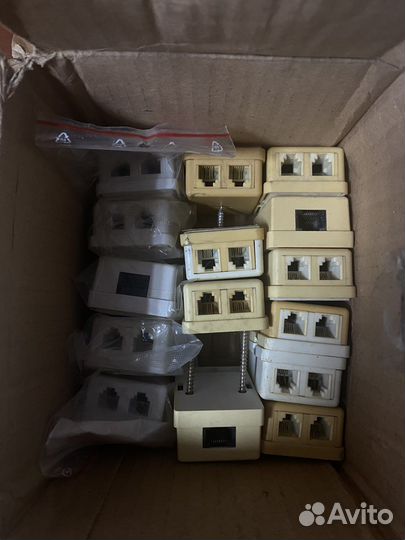 Кабель телефонный, интернет, питания и коммутация