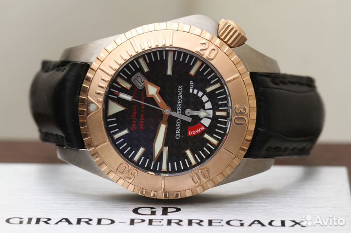 Girard Perregaux Sea Hawk Pro 3000m Rose Gold