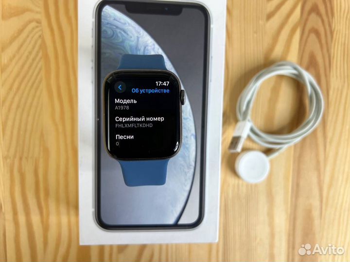 Часы apple watch 4 44 mm акб 88