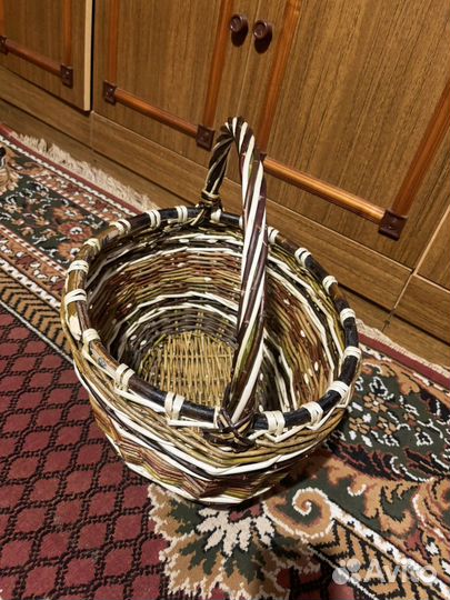 Корзина плетеная для грибов