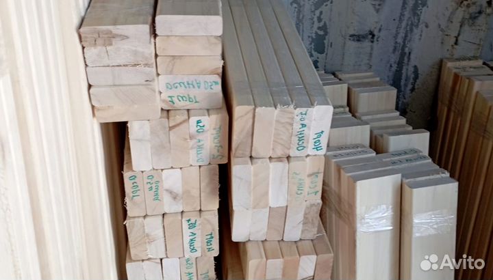 Полок осина для бани 30х90х1000 мм сорт 1 (A)