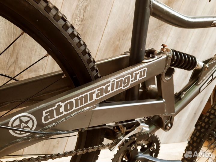 Супер велосипед двухподвес Atom FR2