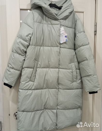 Пуховик женский экокожа новый M,L,XL,XXL