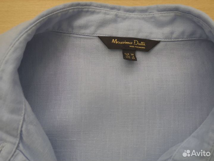 Льняная рубашка Massimo Dutti