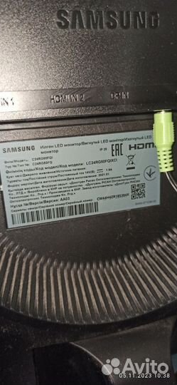 144 Гц игровой монитор Samsung C24RG50FQI