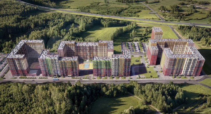 1-к. квартира, 27,8 м², 6/16 эт.