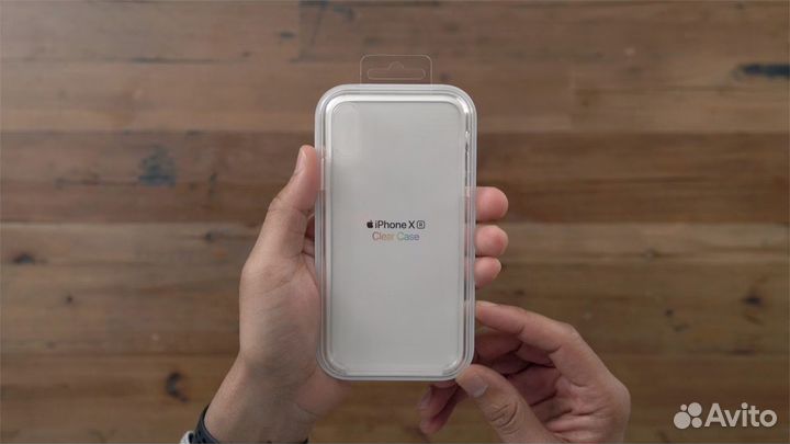 Оригинальный чехол на iPhone Xr прозрачный