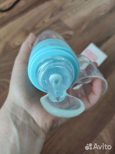 Детская бутылочка с ложечкой для кормления 90мл