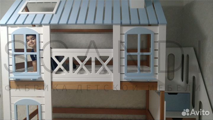 Двухярусная кроватка