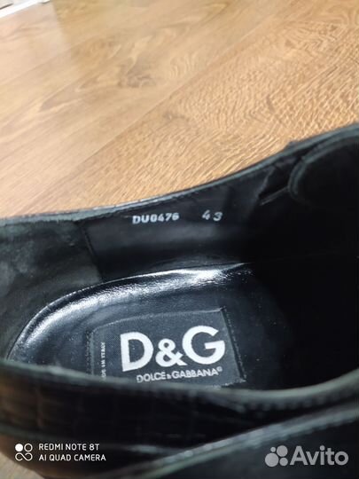 Ботинки D&G оригинал 43 размер