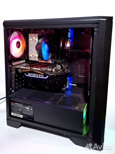 Игровой компьютер бу i5 8400, gtx 1660