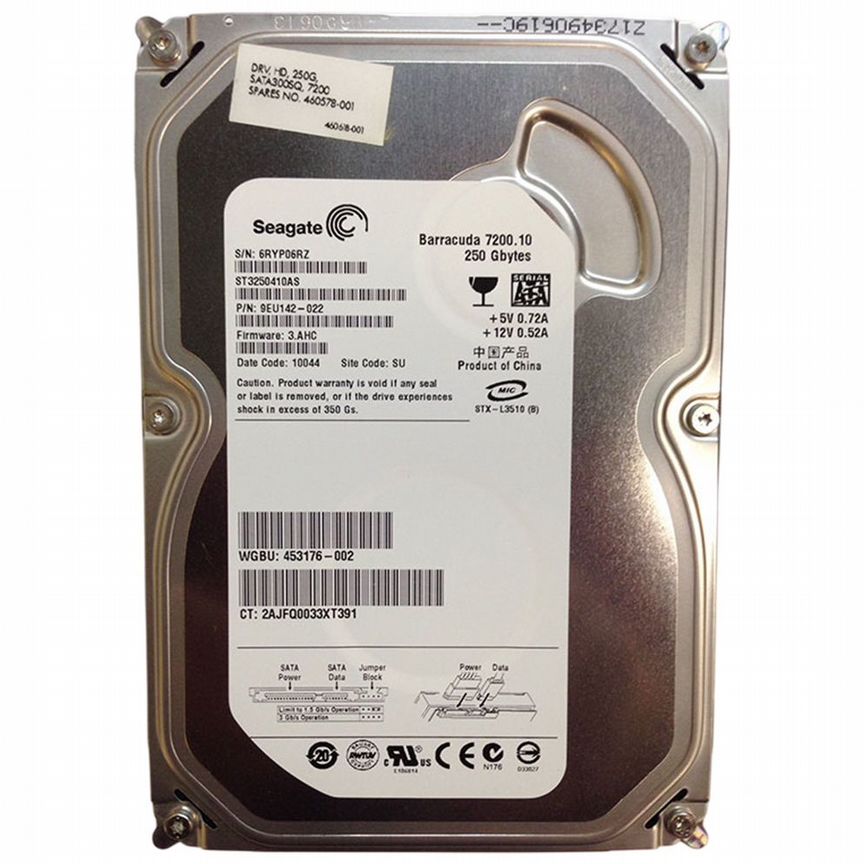 [9EU142-022] Жесткий Диск Hp 250gb Sata2 3,5" Hdd 9eu142-022