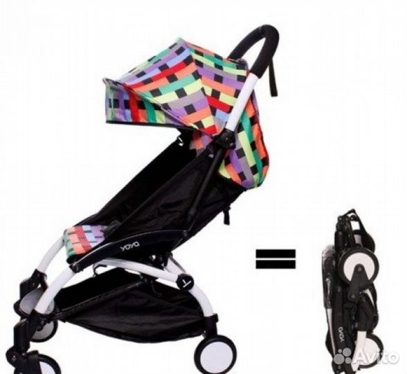 Коляска Yoya 175 (оригинал), цвет Пиксели