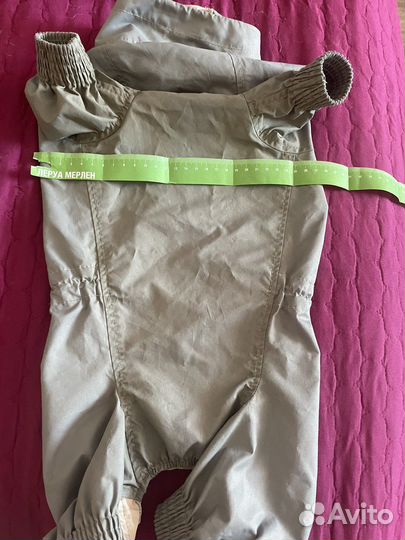 Комбинезон для маленькой собаки (дождевик)