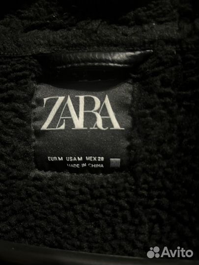 Дубленка женская zara 46