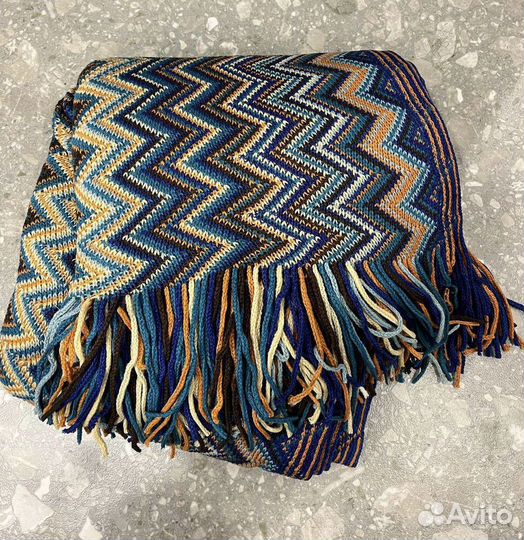 Плед вязаный