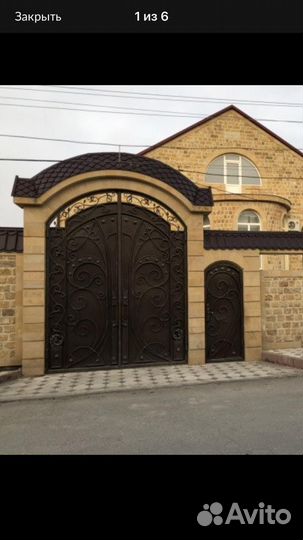 Кованые ворота и калитки