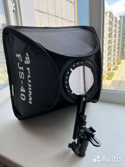 Портативный Софтбокс для вспышек 40x40 см