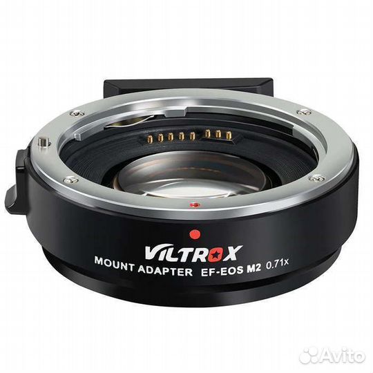 Переходное кольцо viltrox c EOS на Canon M, чип
