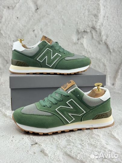 Мужские кроссовки New Balance 574 хаки