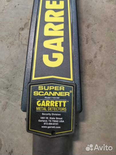 Металлоискатель Garrett super scanner