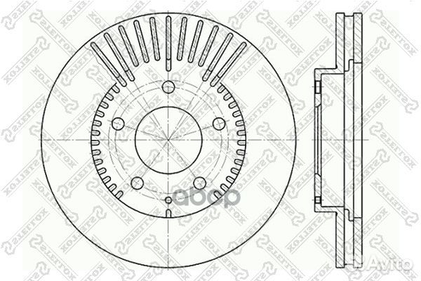 6020-3254V-SX диск тормозной передний Mazda MP