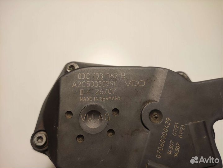 Дроссельная заслонка volkswagen 1.4 bse