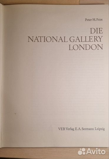 Книга National Gallery London