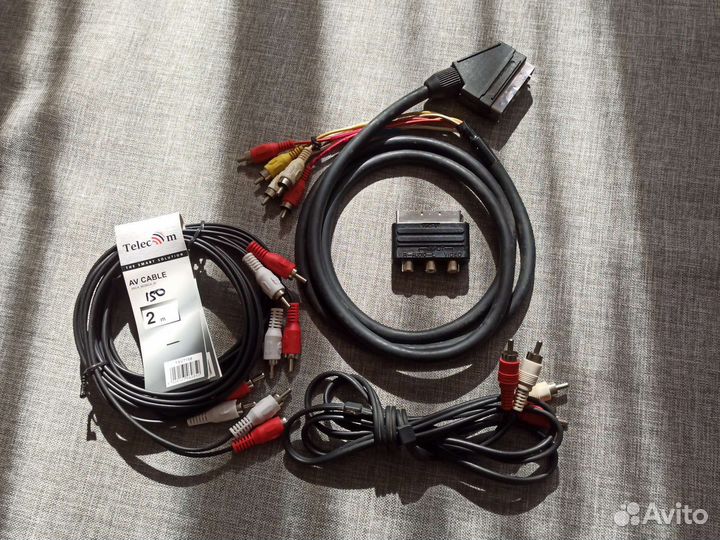 Переходник scart, RCA