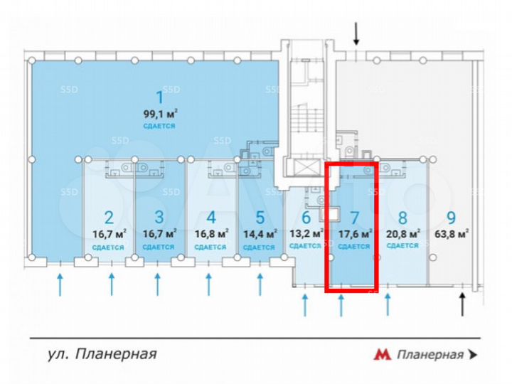 Продам помещение свободного назначения, 17 м²