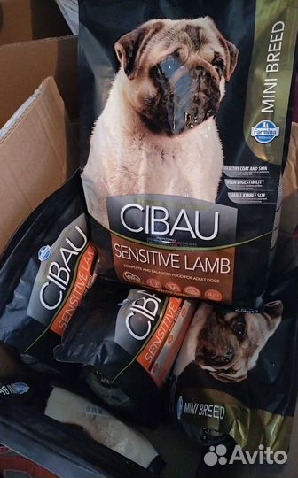 Корм для собак farmina cibau sensitiv lamb