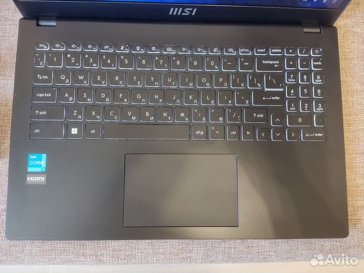 MSI Modern 15, 1135G4, 8GB DDR4, SSD 256, гарантия