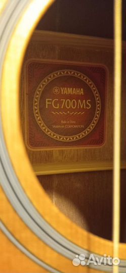 Акустическая гитара Yamaha FG-700MS (массив)