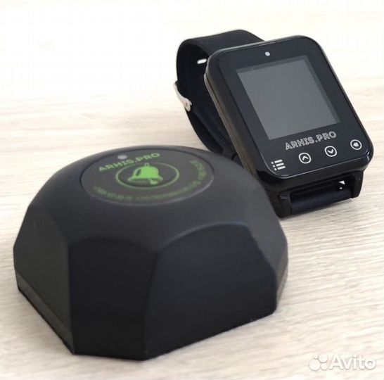 Кнопка вызова модель Бургер и пейджер на руку