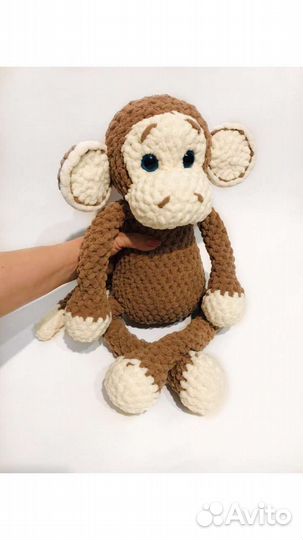 Мягкая игрушка обезьяна ручной работы