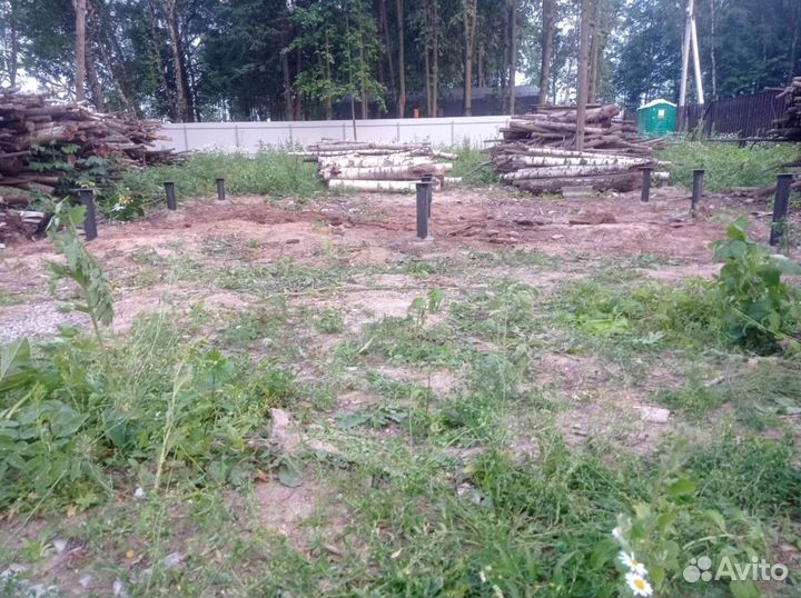 Винтовые сваи + монтаж