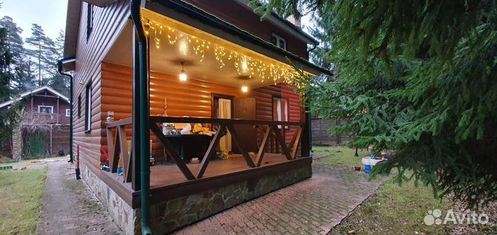 Освещение фасада. Монтаж гибкого неона и новогодни