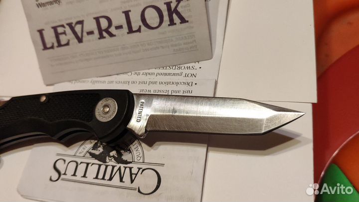 Нож раритет Camillus Lev-R-Lok (USA) 1986г