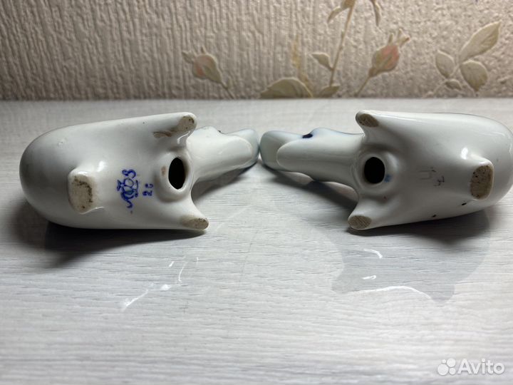 Солонка лфз фарфор птичка