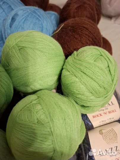 Пряжа нитки для вязания цена за все